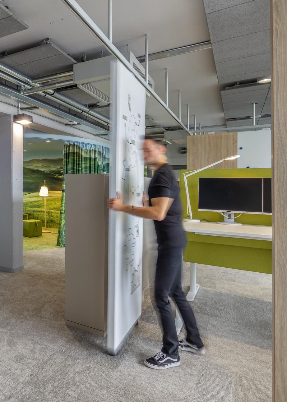 Flexibilität im Multispace: Bei der Gothaer lassen sich Flächen auf neue Bedürfnisse anpassen