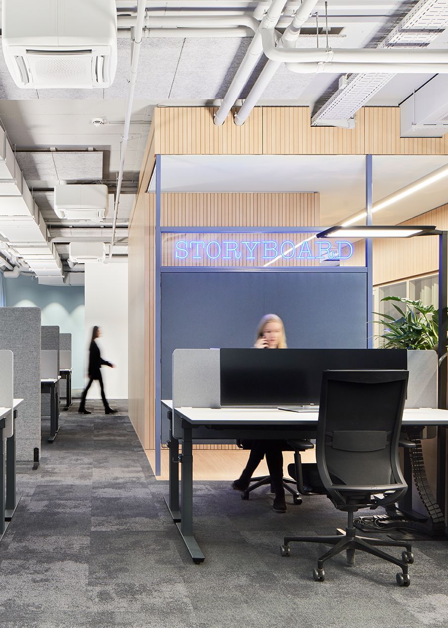 Neue Arbeitskonzepte im Bestandsgebäude der NEW