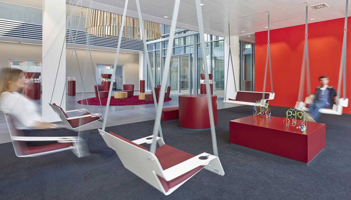 Kundenhalle der Kreissparkasse Heinsberg, Hauptstelle Erkelenz von bkp Bankenplaner