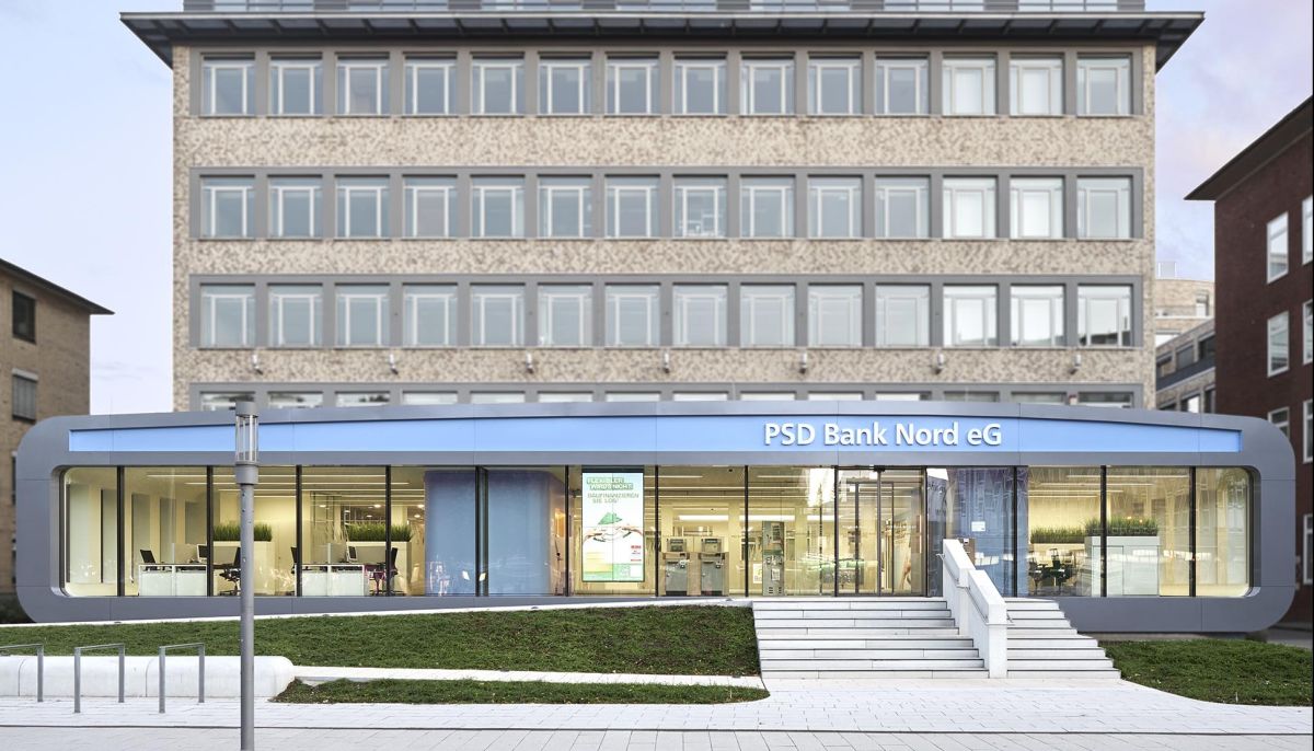 bkp Markenarchitektur für die PSD Bank Nord Hauptstelle Hamburg