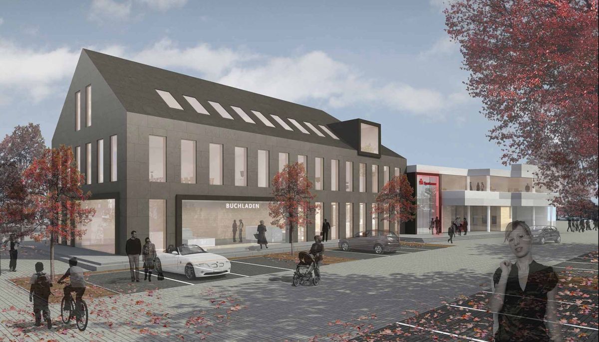 Neubau: Brand Architecure für Stadtsparkasse Versmold, Hauptstelle NRW