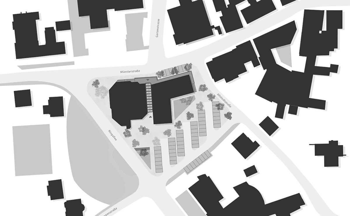 bkp_Markenarchitektur_Stadtsparkasse Versmold-Hauptstelle_NRW_Lageplan