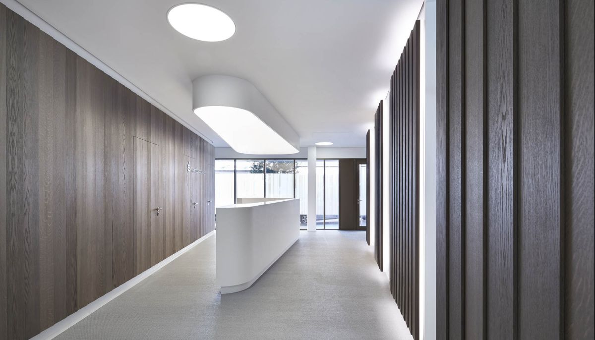 Empangsbereich im Vermögenscenter der Sparkasse Euskirchen | Innenarchitektur von bkp