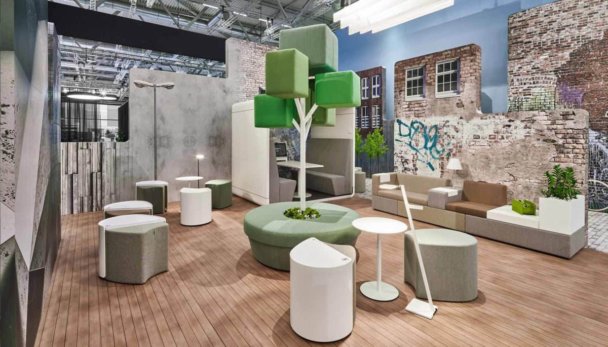 Messestand von bkp für CEKA: Orgatec 2018