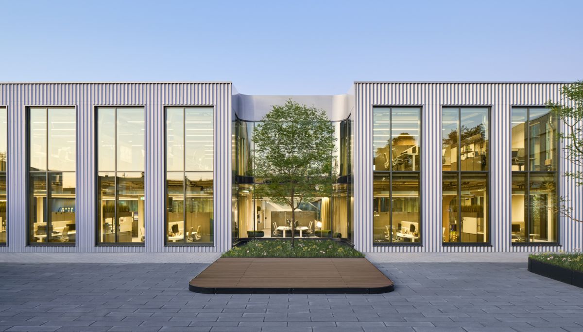 Architektur von bkp: Anbau und Neubau bei der Büroplanung