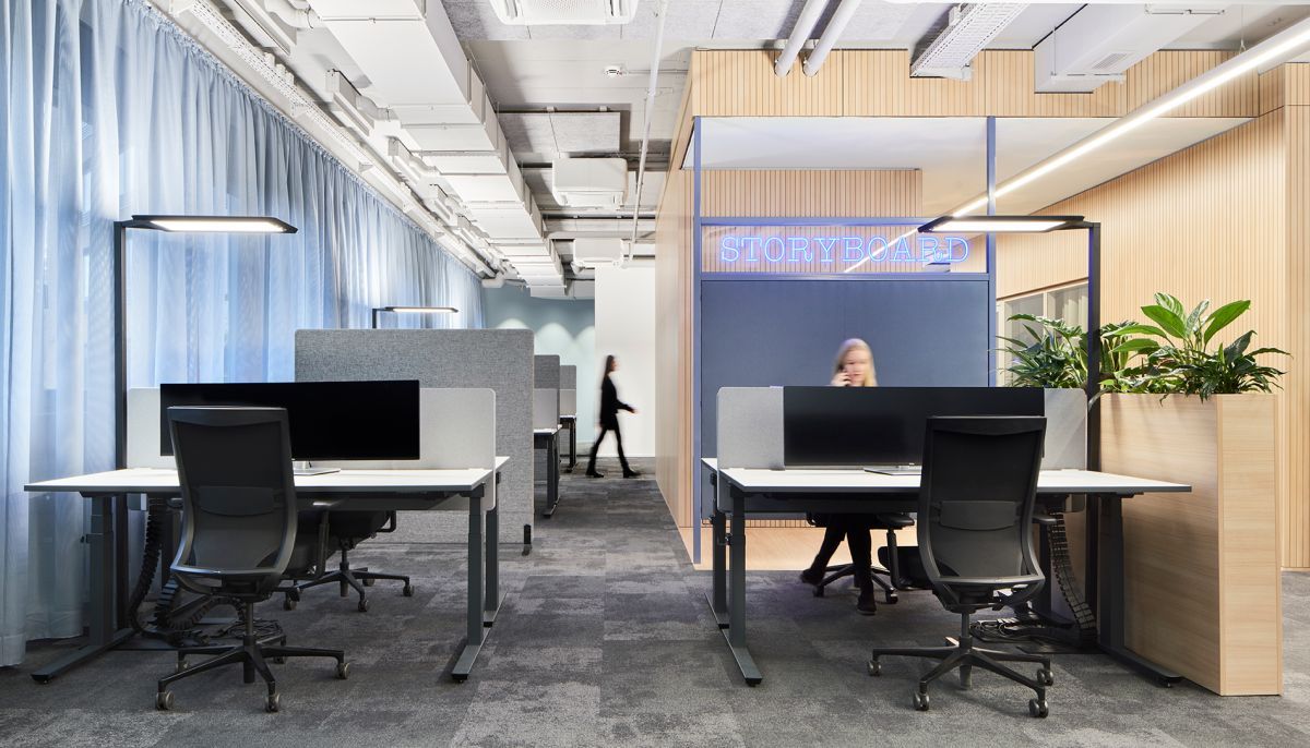 Neue Arbeitskonzepte im Bestandsgebäude der NEW