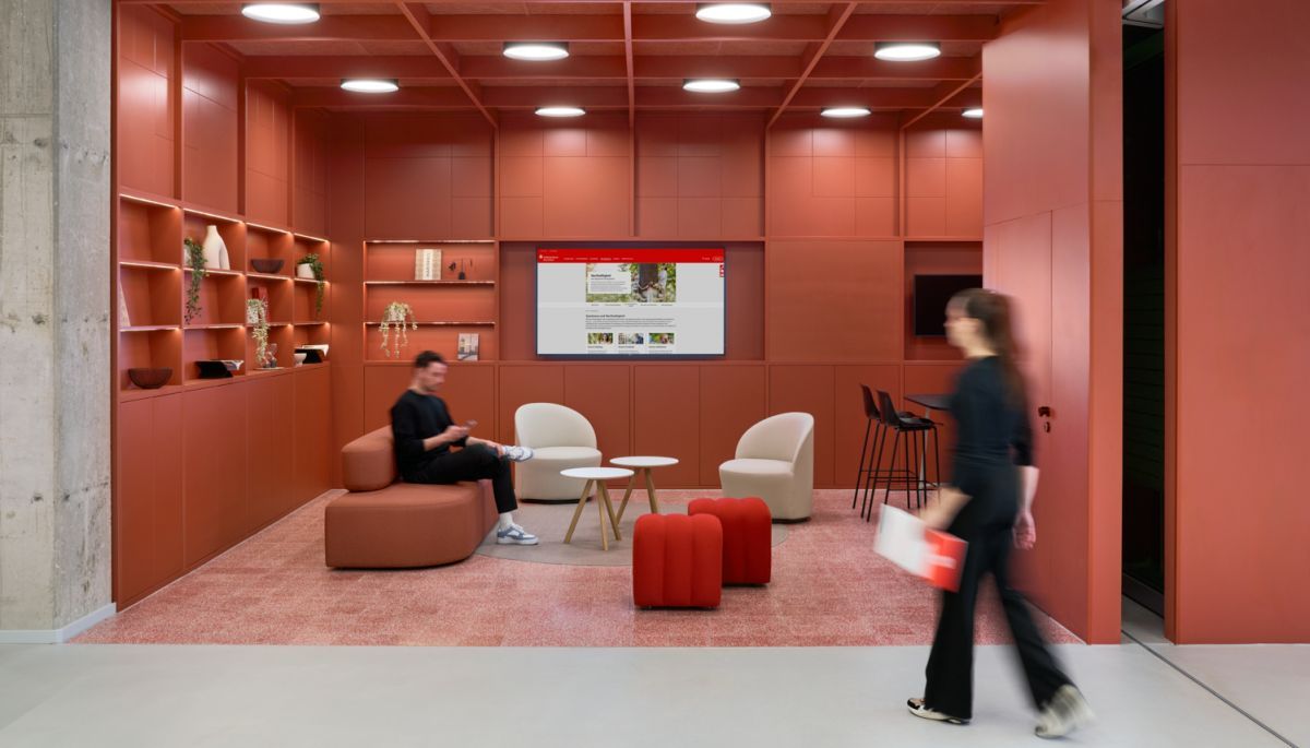 Innovatives Filialkonzept für die Stadtsparkasse Düsseldorf mit Sparkassen-Büdchen | Innenarchitektur von bkp