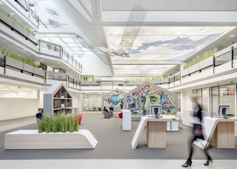 Markenarchitektur bei der Kreissparkasse Paderborn-Detmold | Bankfiliale Planung von bkp InnenArchitekten